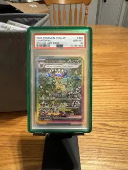 PSA 10 Leafeon ex SAR 200/187 Terastal Festival sv8a 2024 Pokemon Card Japanese - Image 1