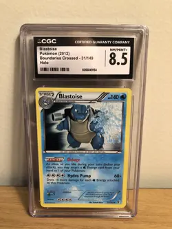 CGC 8.5 2012 Blastoise Pokemon Boundaries Crossed Rare Holo #31 - Image 2