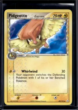 2006 Pokemon EX Holon Phantoms Pidgeotto Delta Species #49/110 - Image 1