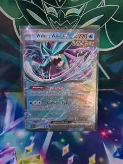 Temporal Forces Pokemon Card, Walking Wake EX 050/162 Ultra Rare - Image 1