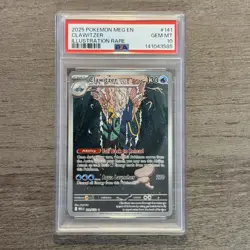 2025 Pokemon Mega Evolutions Clawitzer Illustration Rare PSA 10 - Image 1
