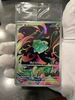 Bulbasaur 133/132 Sealed Promo Stamped Mega Evolution Holo Pokemon TCG - Image 3