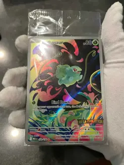 Bulbasaur 133/132 Sealed Promo Stamped Mega Evolution Holo Pokemon TCG - Image 4