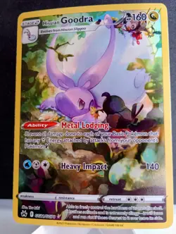 Pokemon TCG: Hisuian Goodra #GG21/GG70 Crown Zenith Galarian Gallery Full Art - Image 1