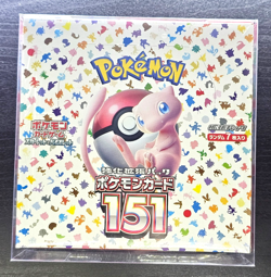 Japanese Pokemon 151 Booster Box - Sealed with Shrink Wrap - Image 1