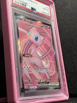 Pokemon TCG Mew EX 193/165 Scarlet & Violet 151 Holo Card - Image 2