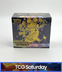 2024 POKEMON SV08 SCARLET & VIOLET SURGING SPARKS POKEMON CENTER ETB SEALED - Image 1
