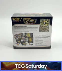 2024 POKEMON SV08 SCARLET & VIOLET SURGING SPARKS POKEMON CENTER ETB SEALED - Image 2