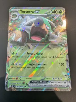 Torterra EX 12/162 Double Rare Temporal Forces Pokemon TCG Scarlet Violet - Image 1