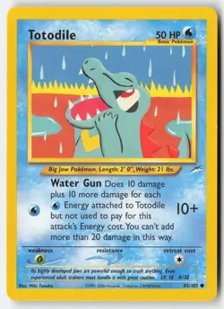 Pokemon - Totodile #085/105 - Neo Destiny Unlimited - Image 1