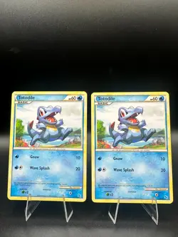 Totodile 1/30 & Totodile 14/30 HGSS Trainer Kit: Gyarados & Raichu - Pokemon - Image 1