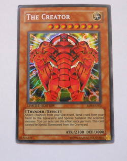 Yugioh The Creator EEN-ENSE2 Secret Rare Limited Edition LP - Image 1