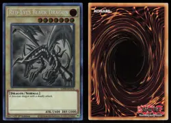 Red-Eyes Black Dragon (Ghost Rare) GFP2-EN176 Ghost Rare 1st Edition Yu-Gi-Oh - Image 3