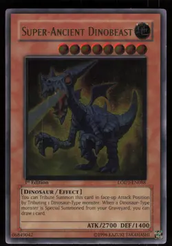 Super-Ancient Dinobeast (UTR) LODT-EN088 Ultimate Rare 1st Edition Yu-Gi-Oh - Image 1