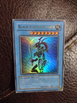 YuGiOh! TCG Black Luster Soldier SYE-024 1st Edition Ultra Rare LP - Image 2