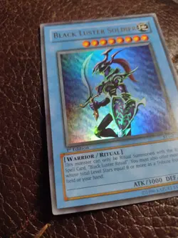 YuGiOh! TCG Black Luster Soldier SYE-024 1st Edition Ultra Rare LP - Image 5