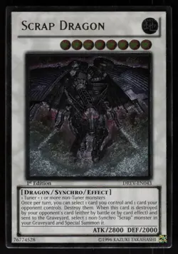 Scrap Dragon (UTR) DREV-EN043 Ultimate Rare 1st Edition Yu-Gi-Oh - Image 1