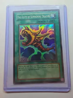 The Flute of Summoning Dragon SDK-042 Yugioh Super Rare Unlimited LP - Image 3