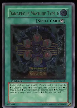 Dangerous Machine Type-6 (UTR) LODT-EN096 Ultimate Rare 1st Edition Yu-Gi-Oh - Image 1