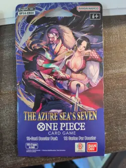 [ENG] 1 One Piece Card Game The Azure Sea's Seven Booster Pack 12 Cards - Image 1