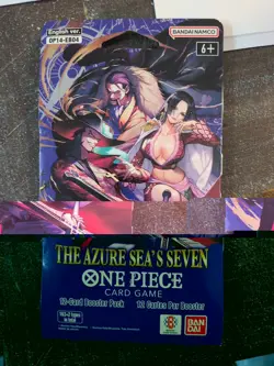 [ENG] 1 One Piece Card Game The Azure Sea's Seven OP-014 Booster Pack 12 Cards - Image 1