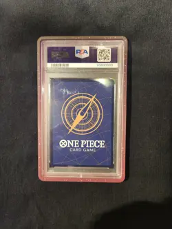 PSA 10 One Piece TCG Uta SP Alt Art OP02-120 with Fuchsia Graded Guard - Image 4