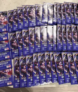 54 SEALED One Piece OP14-EB04 Sleeved Boosters Packs - Image 3