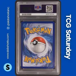 2019 POKEMON SUN & MOON TEAM UP #53/181 GENGAR MIMIKYU GX TAG TEAM HOLO PSA 9 - Image 2