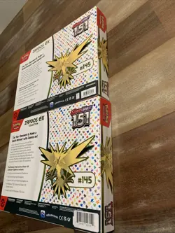 Pokemon TCG Scarlet & Violet 151 Zapdos EX Collection Box Sealed Lot Of 2 NEW - Image 3