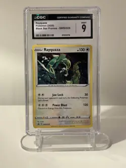 Pokemon TCG - Rayquaza - SWSH029 - Black Star Promo - CGC 9 Mint - Image 1