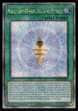 Rank-Up-Magic Astral Force (Quarter Century Secret Rare) MP24-EN035 Yu-Gi-Oh - Image 1