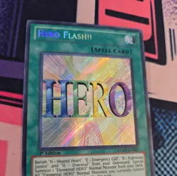 Yugioh Hero Flash!! RYMP-EN027 Secret Rare 1st Ed - Image 2