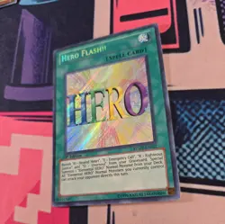 Yugioh Hero Flash!! RYMP-EN027 Secret Rare 1st Ed - Image 4