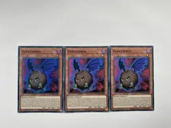 MZMU-EN050 Darkuriboh x3 Super Rare 1st Edition YuGiOh Playset - Image 1