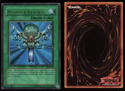 Monster Reborn LOB-118 Ultra Rare Light Fade Yu-Gi-Oh - Image 3