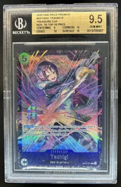 2025 One Piece Treasure Cup Nov Top 16 Prize Tashigi #OP12-031 BGS 9.5 - Image 1