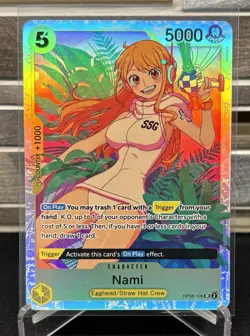 One Piece TCG Two Legends Nami Foil SR OP08-106 - Image 1