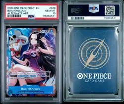 2024 ONE PIECE PRB01-PREMIUM BOOSTER ALTERNATE ART #078 BOA HANCOCK PSA 10 - Image 3
