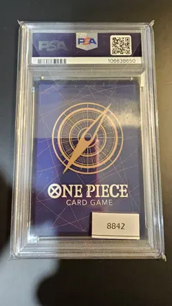 Bandai One Piece CCG Buggy OP09-051 Alternate Art Foil Rare EN Emperors PSA 10 - Image 2
