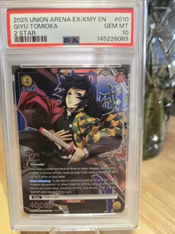 Union Arena x Demon Slayer - Giyu Tomioka - UEX05BT/KMY-3-010 - U** PSA 10 - Image 1