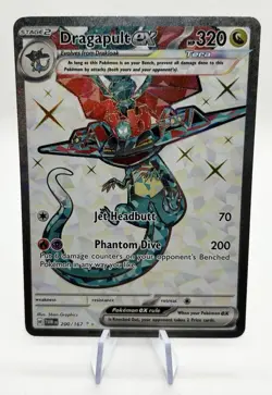 Dragapult ex 200/167 Ultra Rare Full Art Pokemon Card Twilight Masquerade - Image 1