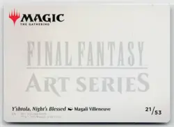 MTG Final Fantasy Art Series Y'shtola, Night's Blessed x1 NM Art Card - Image 2