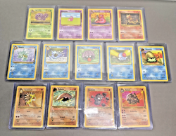 Pokemon TCG (13) Fossil Set Card Lot - 7 Uncommon / 6 Common - LP/Excellent - Image 1