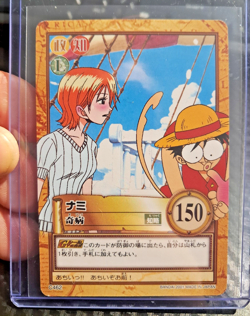 BANDAI One Piece Hyper Battle NAMI LUFFY SCARCE C462 EARLY CARD VINTAGE CREW - Image 1