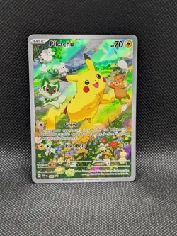 PIKACHU SVP 088 Scarlet & Violet Full Art Promo Pokemon Card Near Mint - Image 1