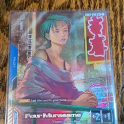 Bandai Gundam War TCG Four Murasame Pilot (Burst/Holo) GD02-085 Card Stock - Image 1