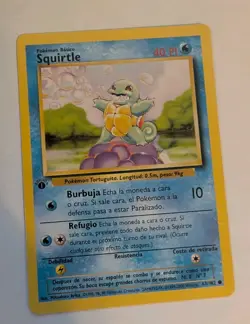 Pokemon Squirtle 063/102 1st Edition Base Set English Card Regular 1999 - Image 1
