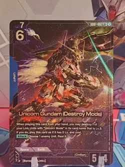Unicorn Gundam (Destroy Mode) (LR+) GD01-002 - Newtype Rising - Gundam Card Game - Image 1