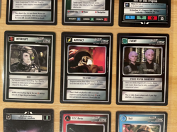 Star Trek CCG: First Edition Black Border Premiere - Nine Card Rare Lot - Image 3