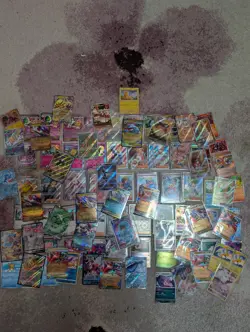 Pokemon 90+ Pokemon TCG Trading Cards Collection, Big Hits Included 636996769661 - Image 1